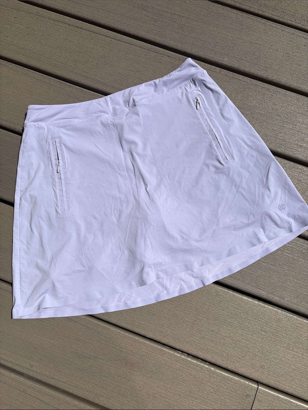 G/Fore lilac Women's Active Skort with Zip Pockets, M